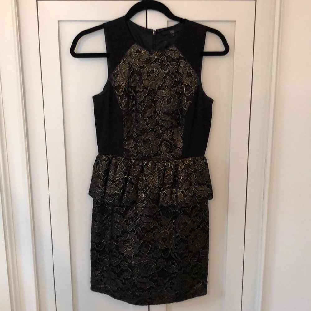 Laced Peplum cocktail dress by Tibi